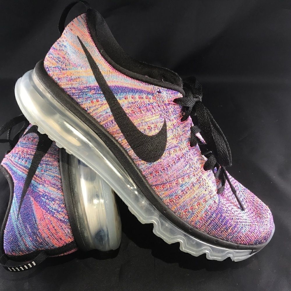 Xlnt NIKE FLYKNIT AIR MAX Multicolor Womens 8.5 US
